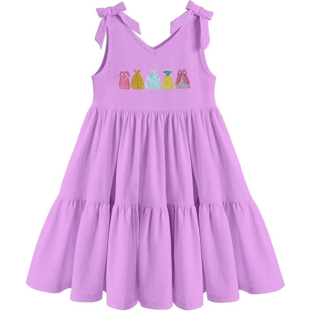 Girls Embroidered Princess Dress