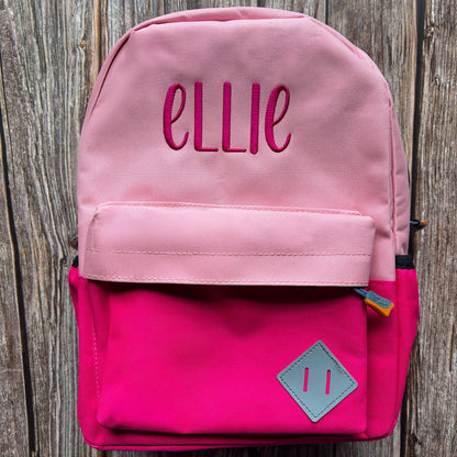 Children's Standard Size Color Block Backpack