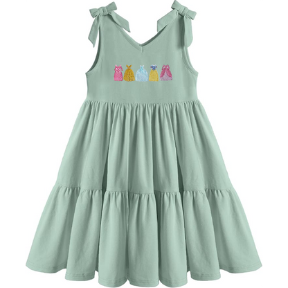 Girls Embroidered Princess Dress