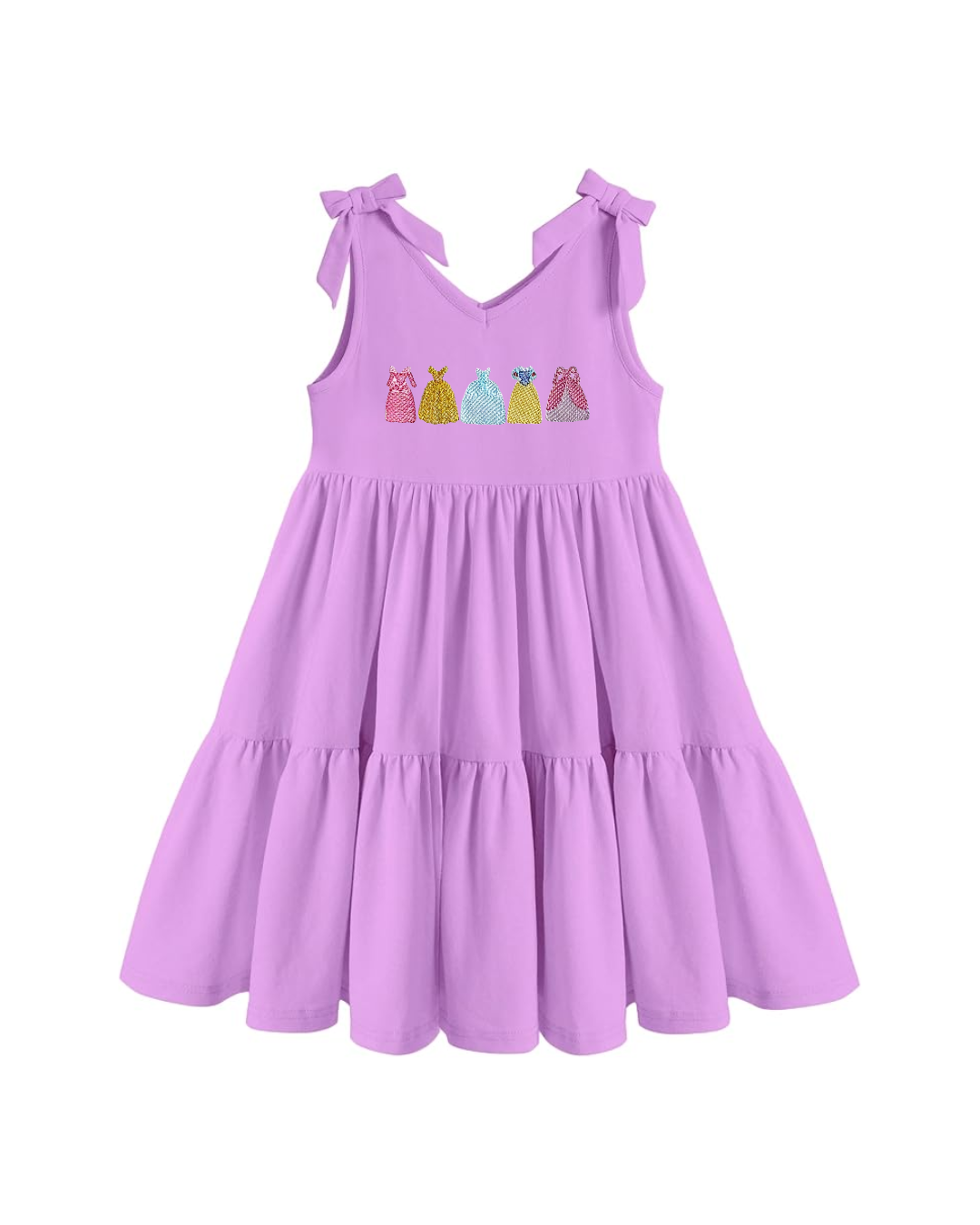 Girls Embroidered Princess Dress