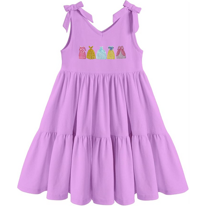 Girls Embroidered Princess Dress