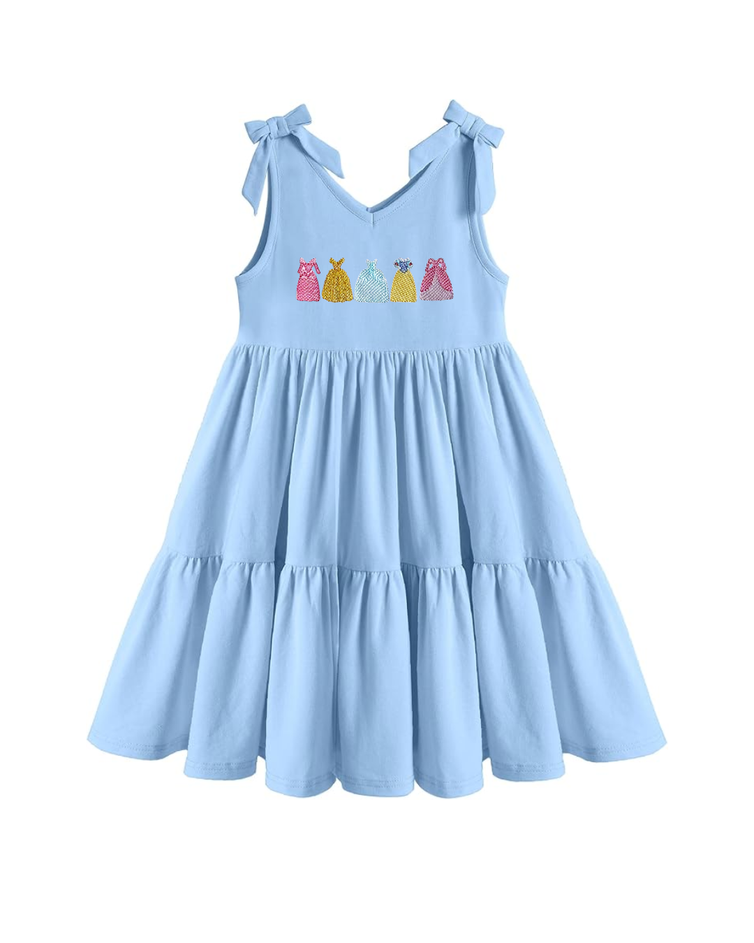 Girls Embroidered Princess Dress