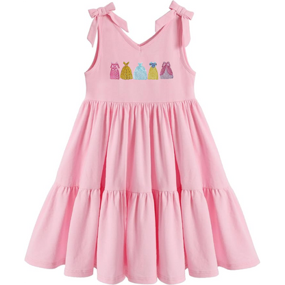 Girls Embroidered Princess Dress