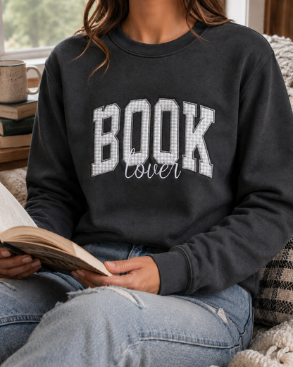Book Lover Applique Sweatshirt