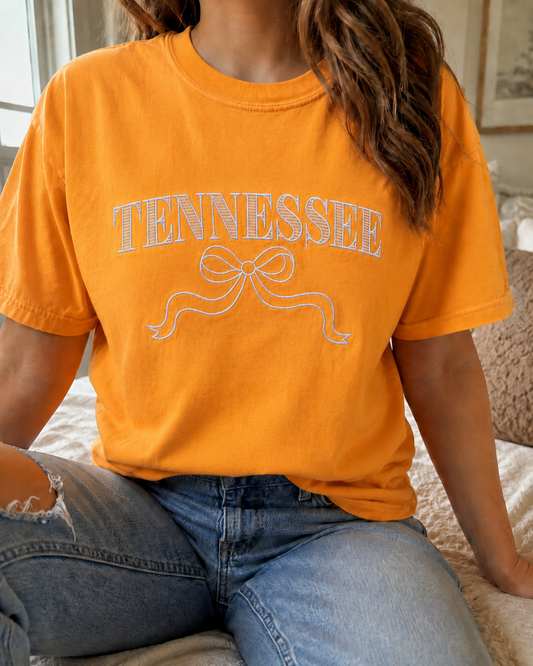 Embroidered Tennessee Comfort Colors Tee