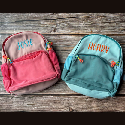 Personalized Mini Colorblock Backpack