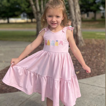 Girls Embroidered Princess Dress