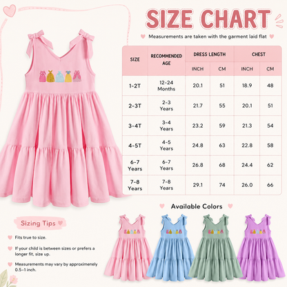Girls Embroidered Princess Dress