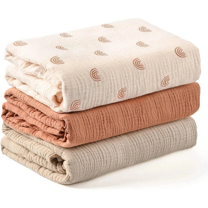 Hand Embroidered Muslin Swaddle