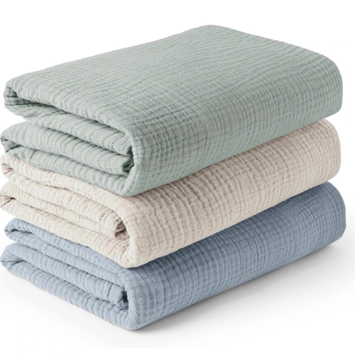 Hand Embroidered Muslin Swaddle