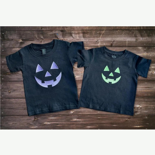 Customized Glow In the Dark Halloween Jack O Lantern Shirts