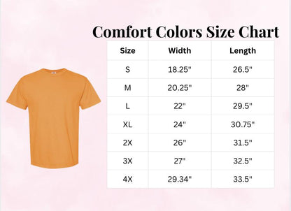 Embroidered Tennessee Comfort Colors Tee