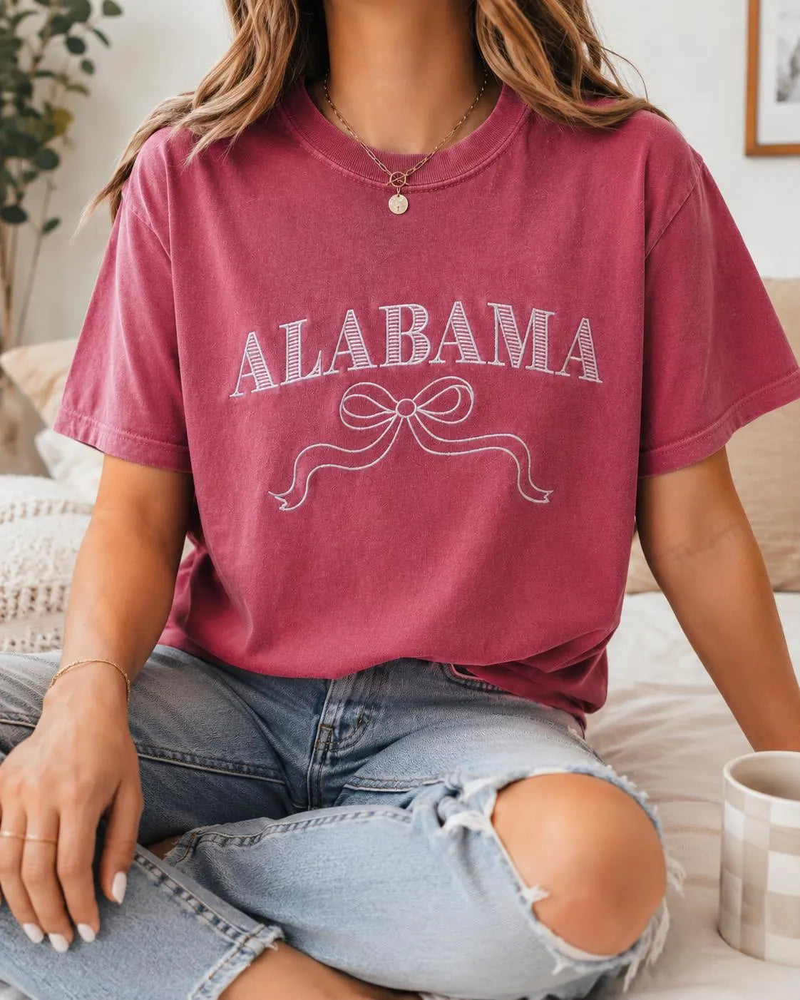 Embroidered Alabama Comfort Colors Tee