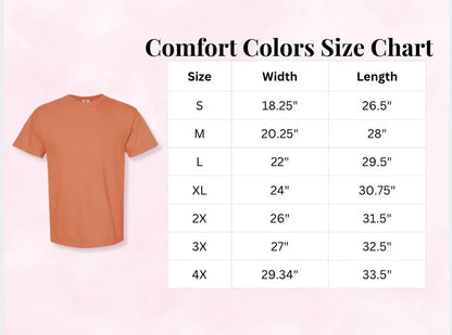 Embroidered Texas Comfort Colors Tee