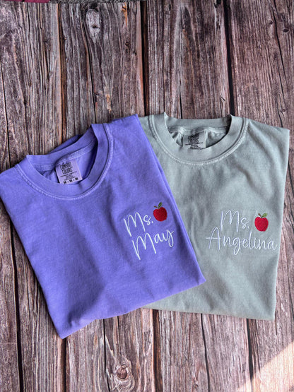 Personalized Teacher Shirt